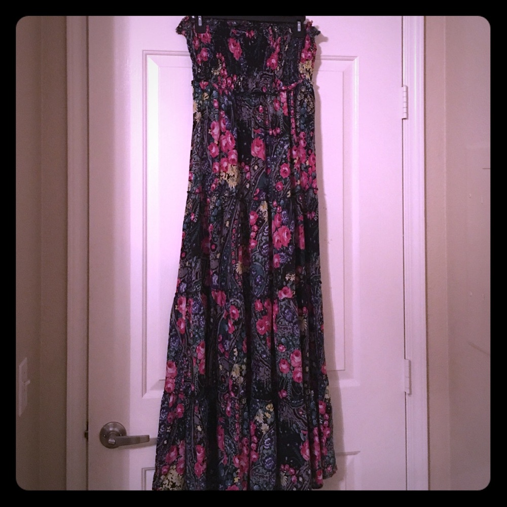 Free People small floral maxi dress